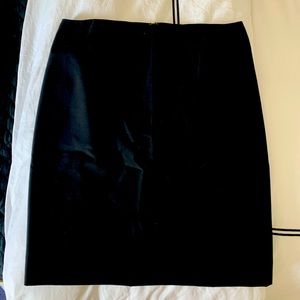 Theory black pencil skirt